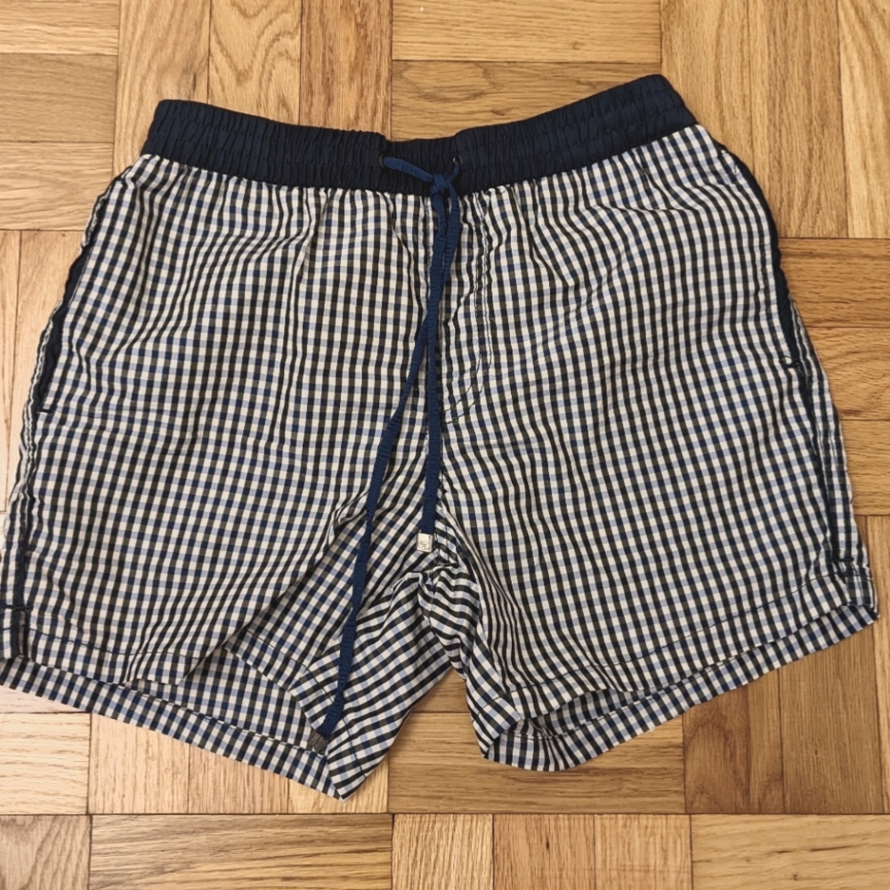 Philippe Matignon Navy/White Swimming trunks short size S
